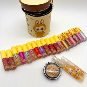 Cute 21pcs Labubu Inspired Beauty Set with Case